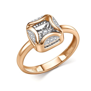 Кольцо из золота с бриллиантами