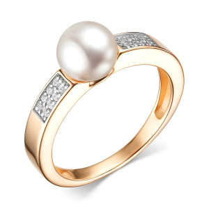 Кольцо из золота с полудрагоценными вставками