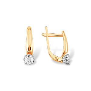 Серьги из золота с бриллиантами