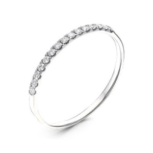 Обручальное кольцо из золота с бриллиантами