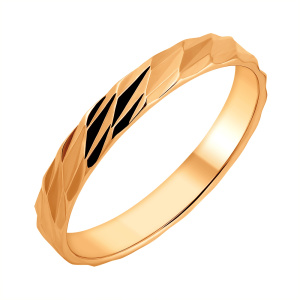 Обручальное кольцо из золота