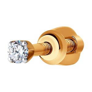 Серьги из золота с бриллиантами