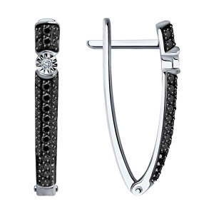 Серьги из золота с бриллиантами