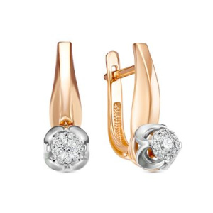 Серьги из золота с бриллиантами