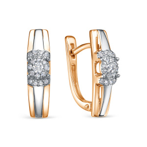 Серьги из золота с бриллиантами