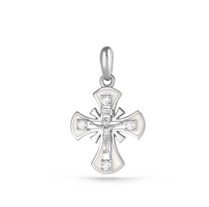 Крест из золота с бриллиантами