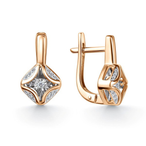 Серьги из золота с бриллиантами