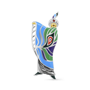 Брошь из серебра