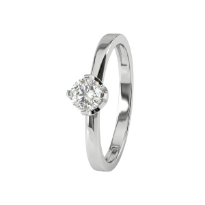 Кольцо из золота с бриллиантами выращенными