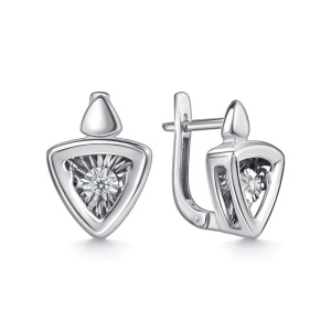 Серьги из золота с бриллиантами