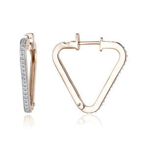 Серьги из золота с бриллиантами