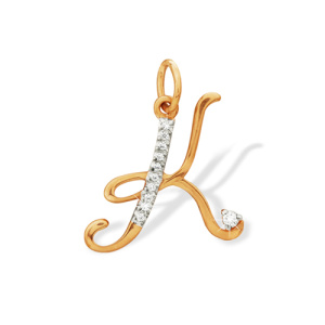 Буква из золота