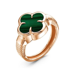 Кольцо из золота с полудрагоценными вставками