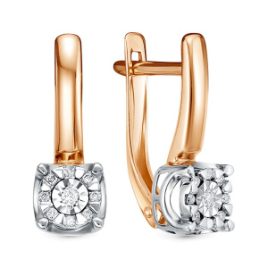 Серьги из золота с бриллиантами