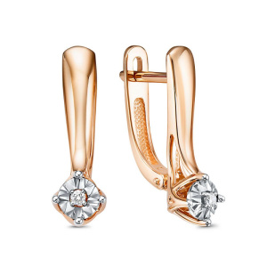 Серьги из золота с бриллиантами