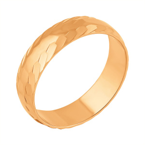 Обручальное кольцо из серебра