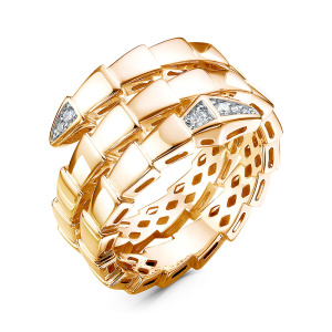 Кольцо из золота с бриллиантами