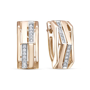 Серьги из золота с бриллиантами