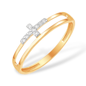 Кольцо из золота с бриллиантами