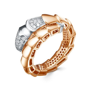 Кольцо из золота с бриллиантами