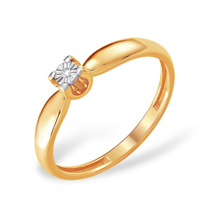 Кольцо из золота с бриллиантами