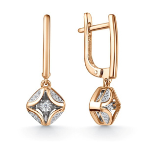 Серьги из золота с бриллиантами