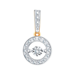 Подвеска из золота с бриллиантами