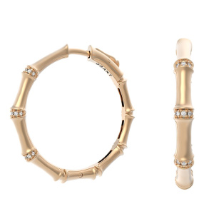 Серьги из золота с бриллиантами