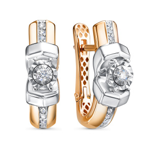 Серьги из золота с бриллиантами