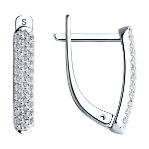 Серьги из золота с бриллиантами