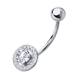 Пирсинг из белого золота