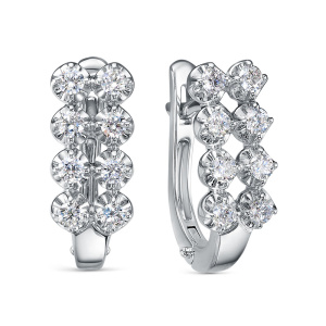 Серьги из золота с бриллиантами