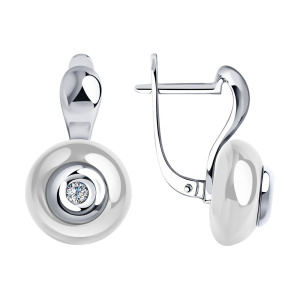 Серьги из золота с бриллиантами