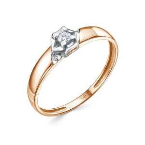 Кольцо из золота с бриллиантами