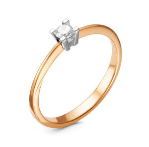 Кольцо из золота с бриллиантами