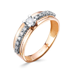 Кольцо из золота с бриллиантами