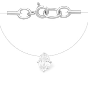 Колье из белого золота