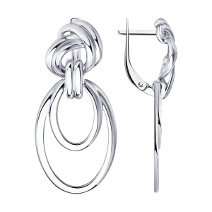Серьги из серебра