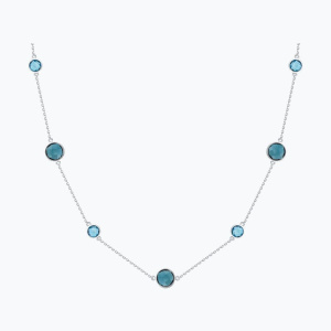 Колье из золота с полудрагоценными вставками