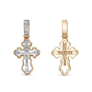 Крест из золота с бриллиантами