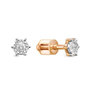 Серьги из золота с бриллиантами