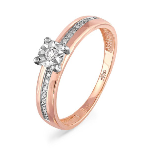 Кольцо из золота с бриллиантами