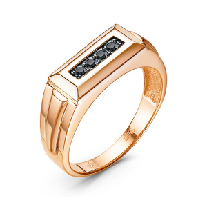 Печатка из золота с драгоценными вставками