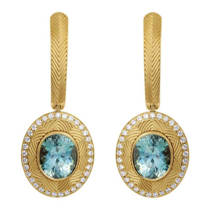 Серьги из золота Premium