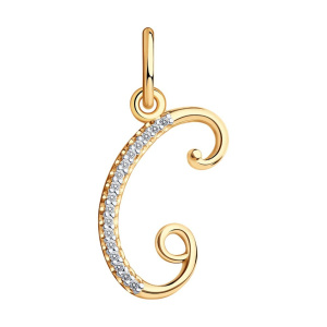 Буква из золота