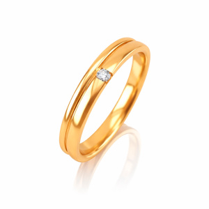 Обручальное кольцо из золота