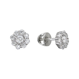 Серьги из золота Premium
