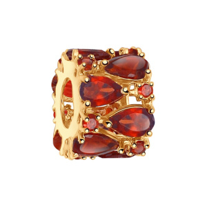 Подвеска из золота с полудрагоценными вставками