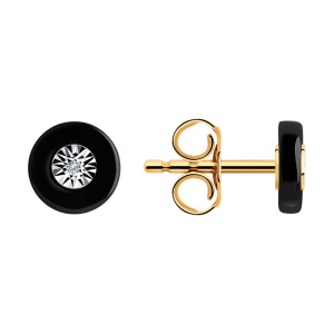 Серьги из золота с бриллиантами