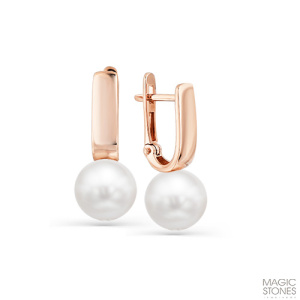 Серьги из золота с полудрагоценными вставками